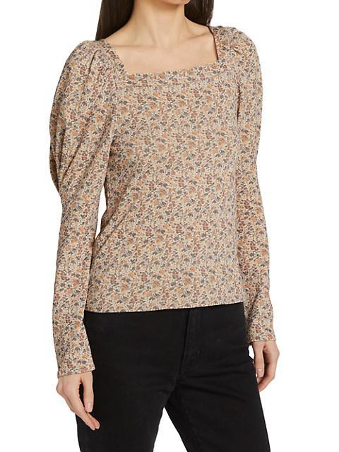 商品Splendid|Josephine Puff-Sleeve Sweatshirt,价格¥846,第6张图片详细描述