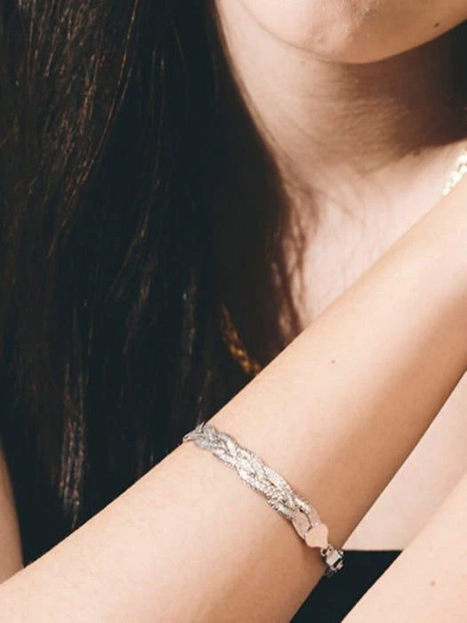 商品Pepe Zoo|Dia Silver Bracelet,价格¥1470,第3张图片详细描述