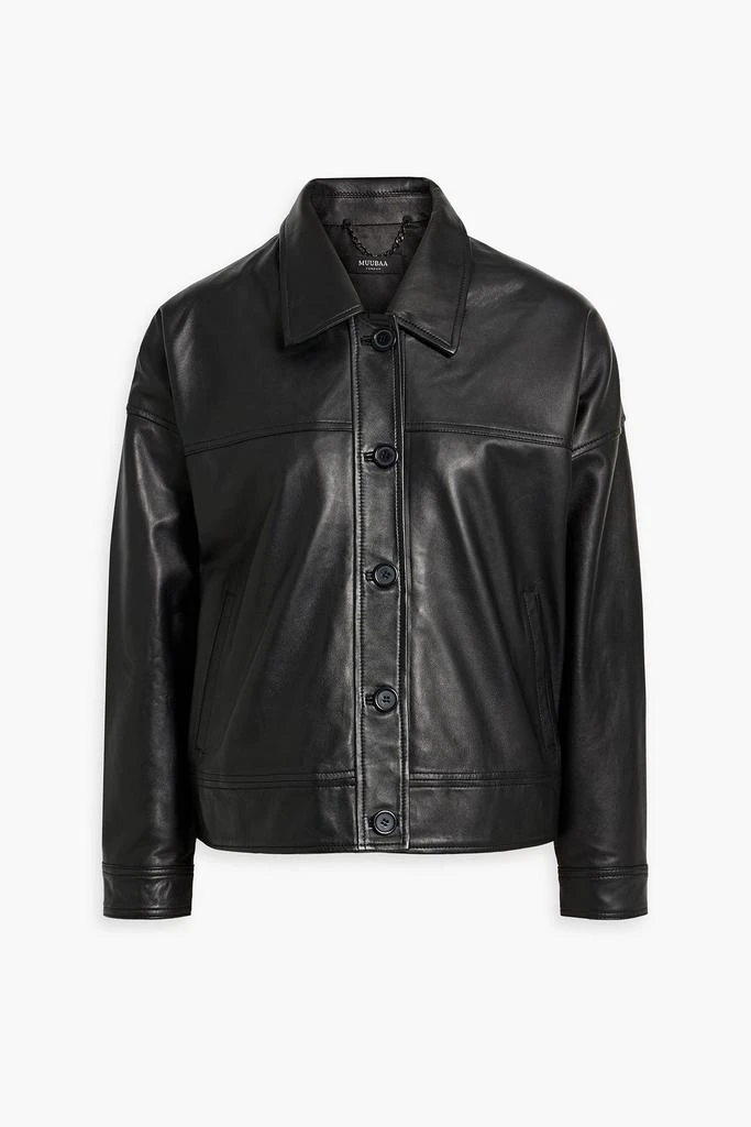 商品Muubaa|Leather jacket,价格¥1235,第1张图片