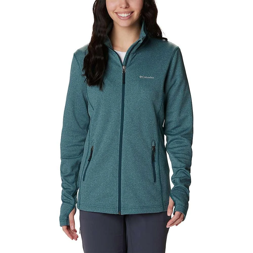 商品Columbia|Columbia Women's Park View Grid Fleece Full Zip Top,价格¥383,第1张图片