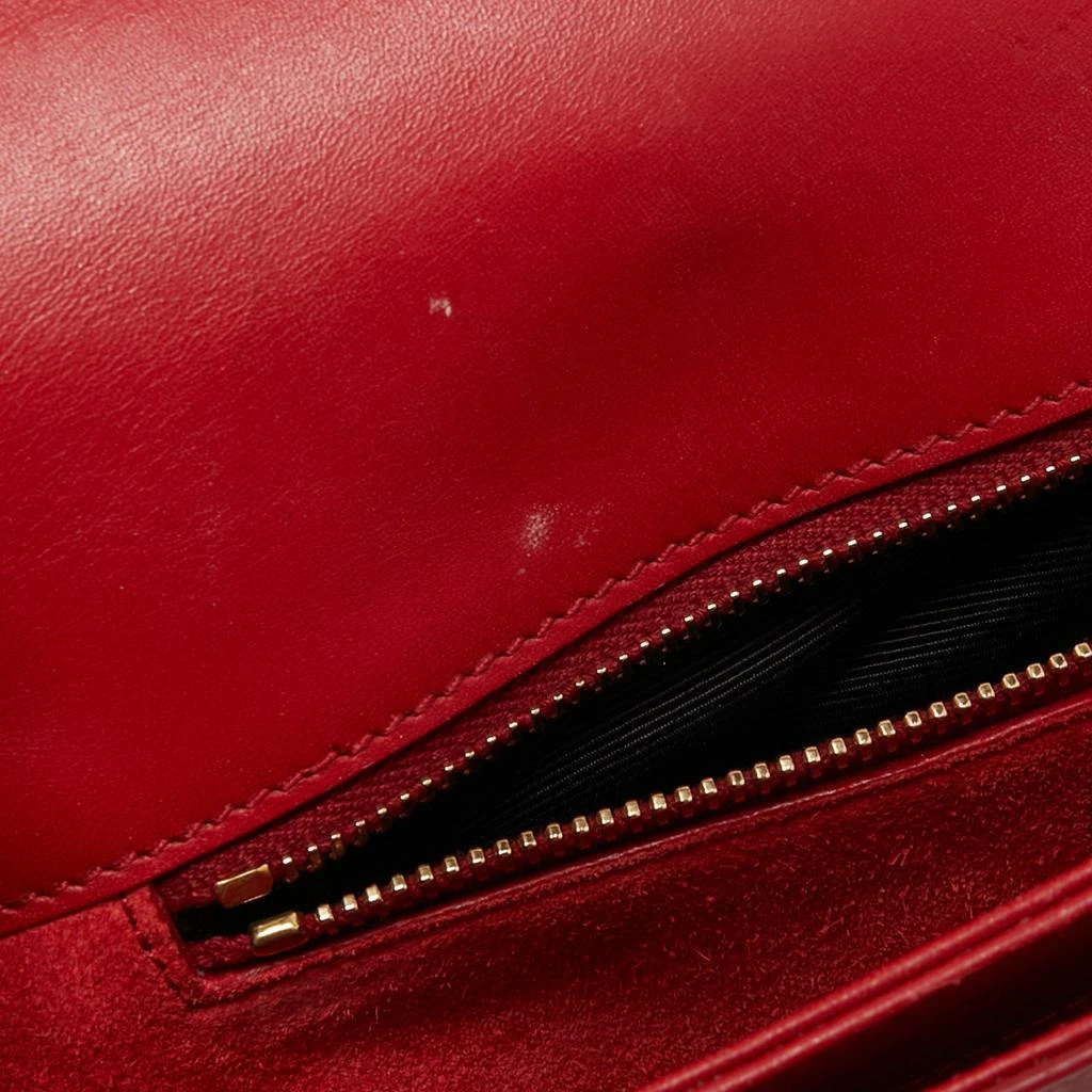 Saint Laurent Red Leather Medium Monogram Universite Shoulder Bag 商品