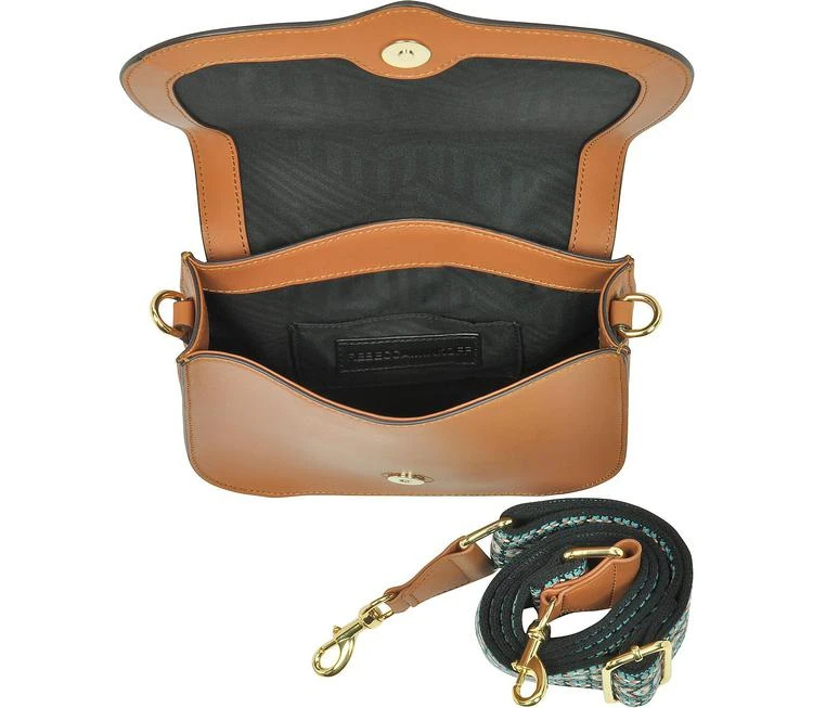 商品Rebecca Minkoff|Rebecca Minkoff 杏色皮革 Sunday 马鞍袋,价格¥1455,第4张图片详细描述