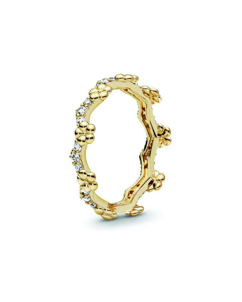 商品PANDORA|Pandora Moments 14K Plated CZ Stackable Ring,价格¥476,第2张图片详细描述