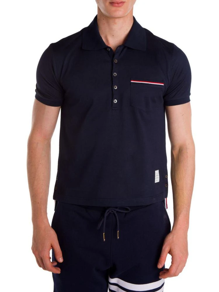 商品Thom Browne|Solid Pique Polo,价格¥2623,第1张图片