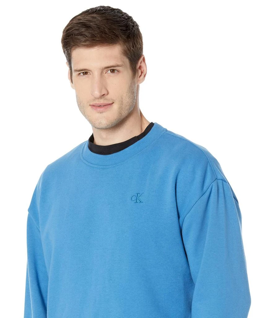 商品Calvin Klein|Long Sleeve Archive Logo Fleece Crew Neck,价格¥461,第3张图片详细描述