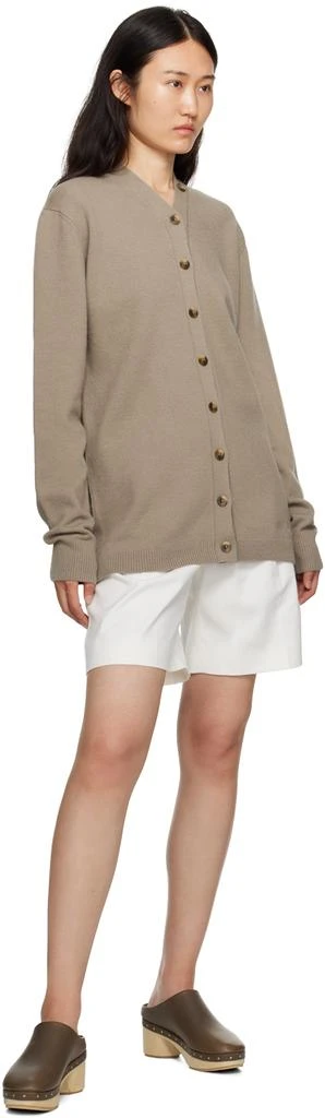 商品LAUREN MANOOGIAN|Beige Button Cardigan,价格¥2218,第4张图片详细描述