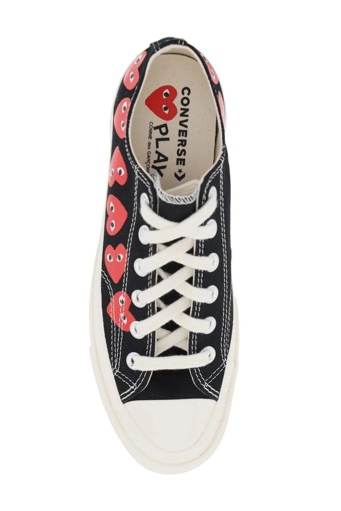 商品Comme des Garcons|Comme des garcons play multi heart converse x comme des garçons play low top sneakers,价格¥1294,第2张图片详细描述