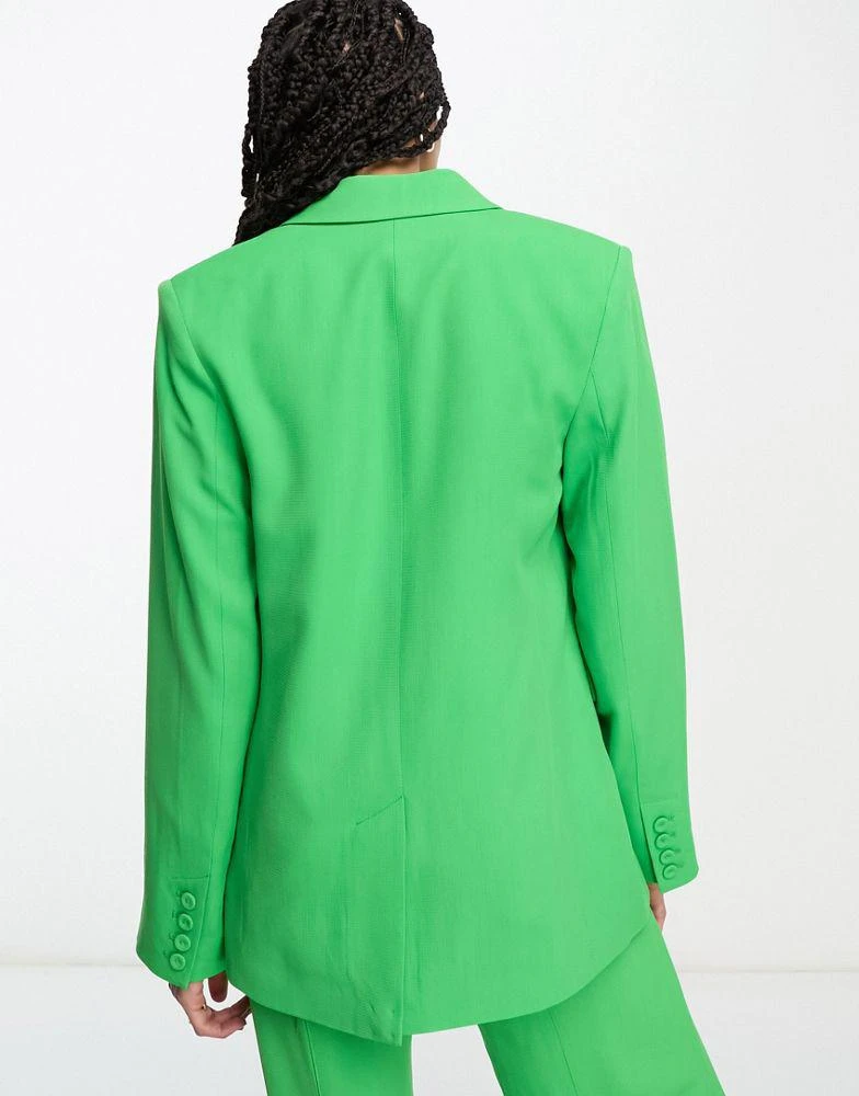 商品& Other Stories|& Other Stories co-ord wool blend blazer in bright green,价格¥583,第4张图片详细描述