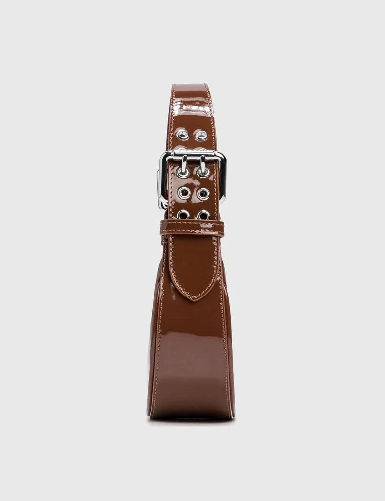 商品by FAR|MINI SOHO CHOCOLATE PATENT LEATHER,价格¥1594,第2张图片详细描述