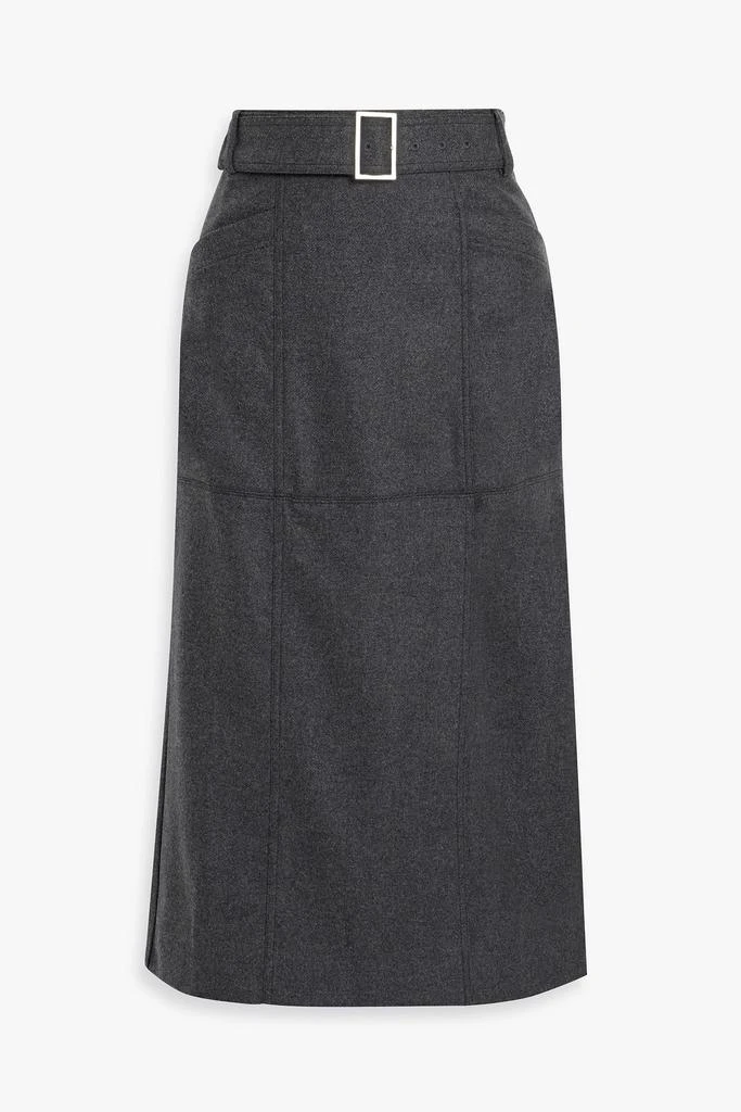 商品IRIS & INK|Beatrice recycled wool-flannel midi skirt,价格¥886,第2张图片详细描述