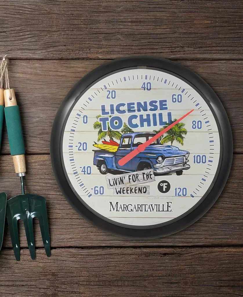 商品La Crosse Technology|104-134B-Tbp 13.25" "License To Chill" Margaritaville Analog Dial Thermometer,价格¥142,第2张图片详细描述