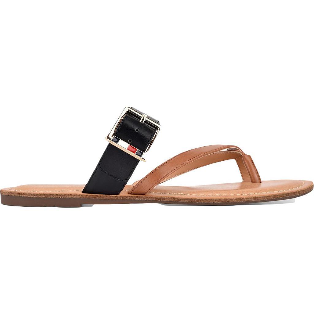 商品Tommy Hilfiger|Tommy Hilfiger Womens Lahyla Buckle Thong Flat Sandals,价格¥229-¥237,第6张图片详细描述