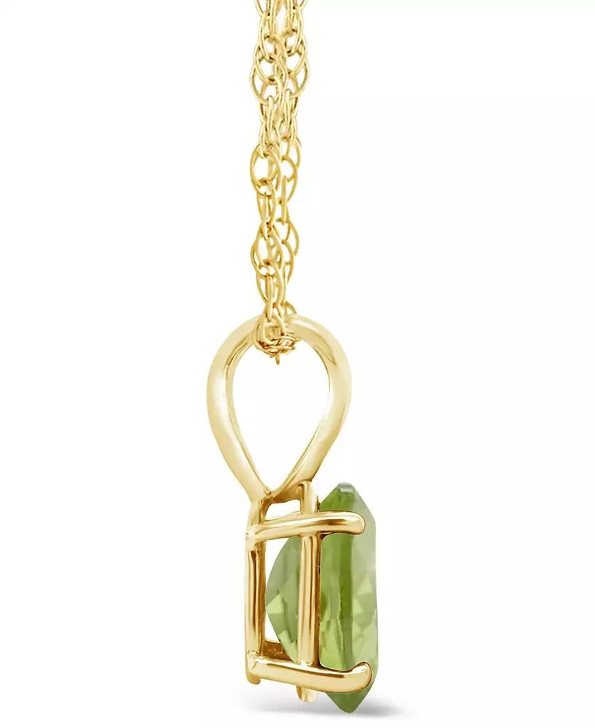 商品Macy's|Peridot Pendant Necklace (1-1/3 ct.t.w) in 14K Yellow Gold,价格¥5785,第3张图片详细描述