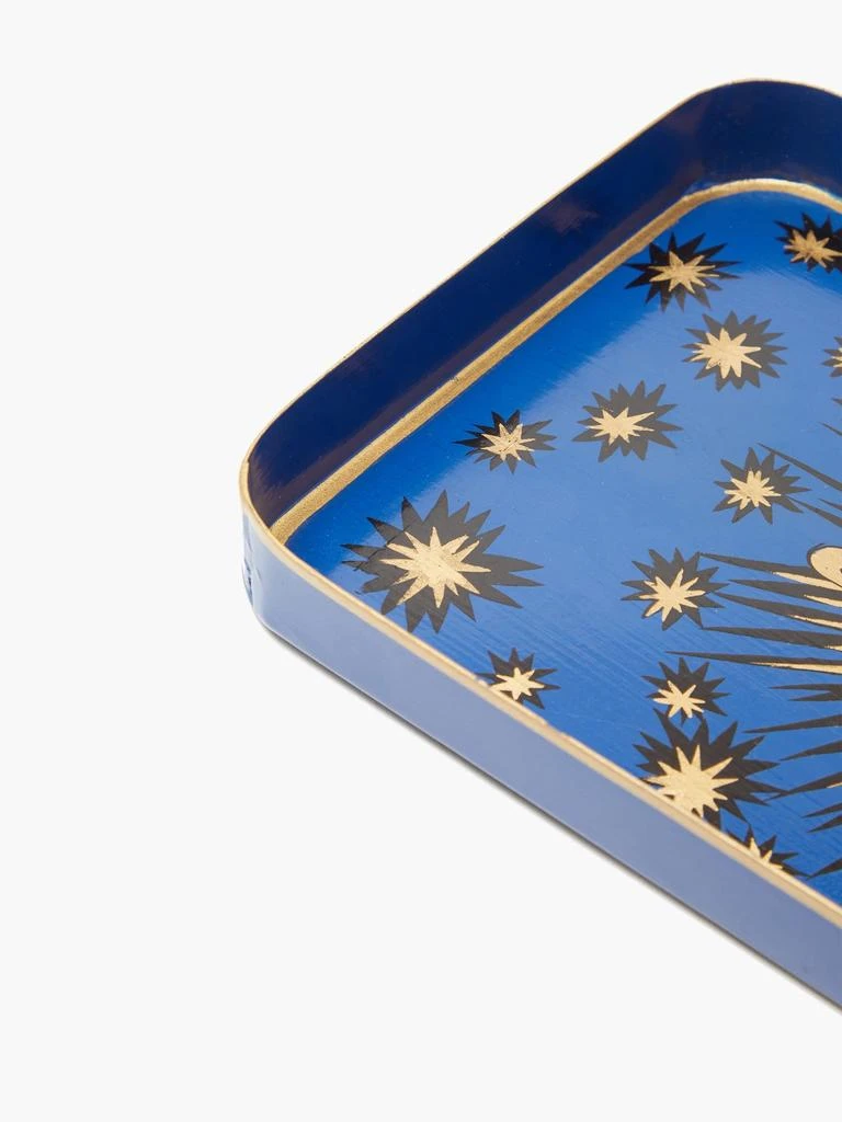 商品Les Ottomans|Eye hand-painted metal tray,价格¥861,第3张图片详细描述