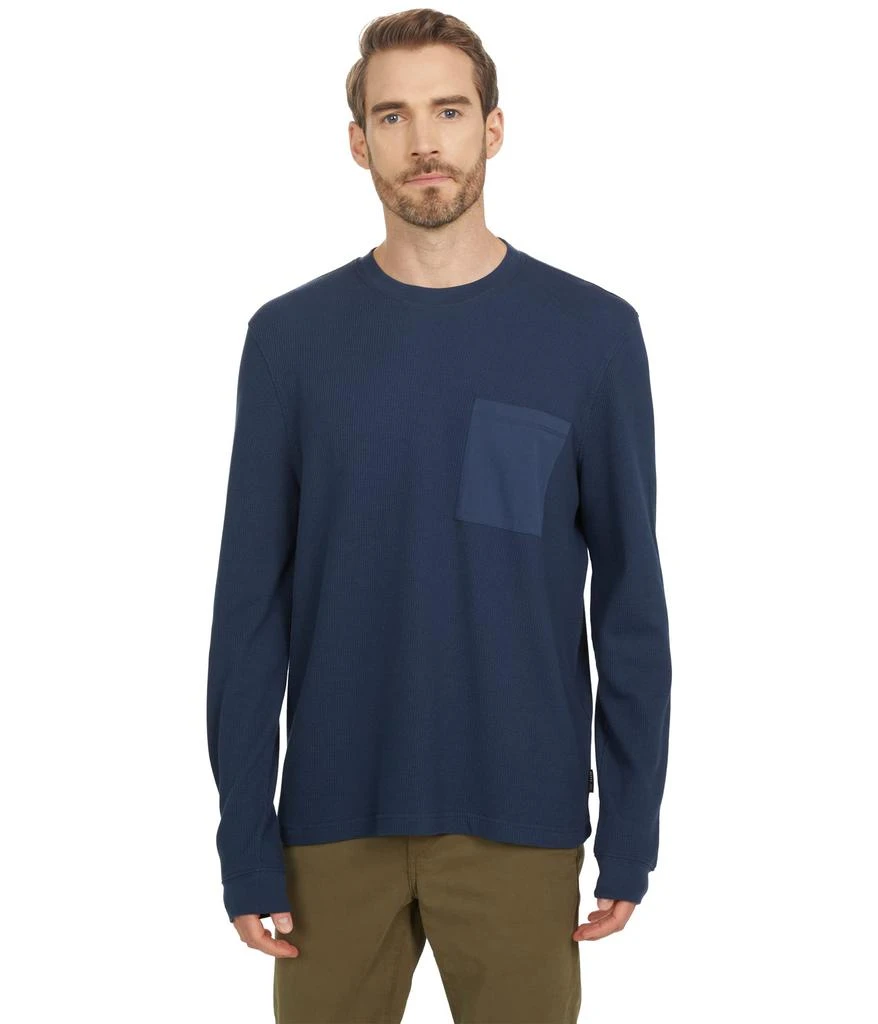 商品Ted Baker London|Zaplan Long Sleeve Textured Crew Neck,价格¥334,第1张图片