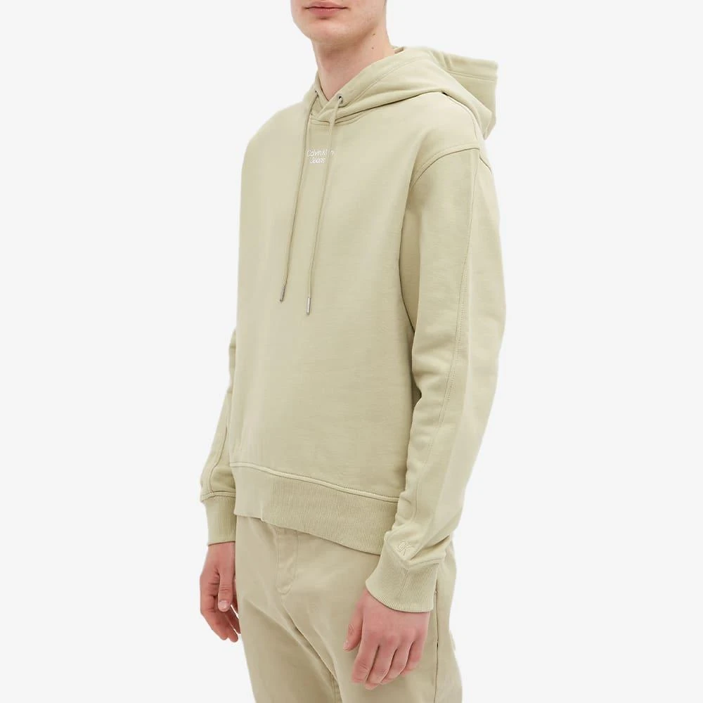 商品Calvin Klein|Calvin Klein Stacked Logo Hoodie,价格¥424,第2张图片详细描述