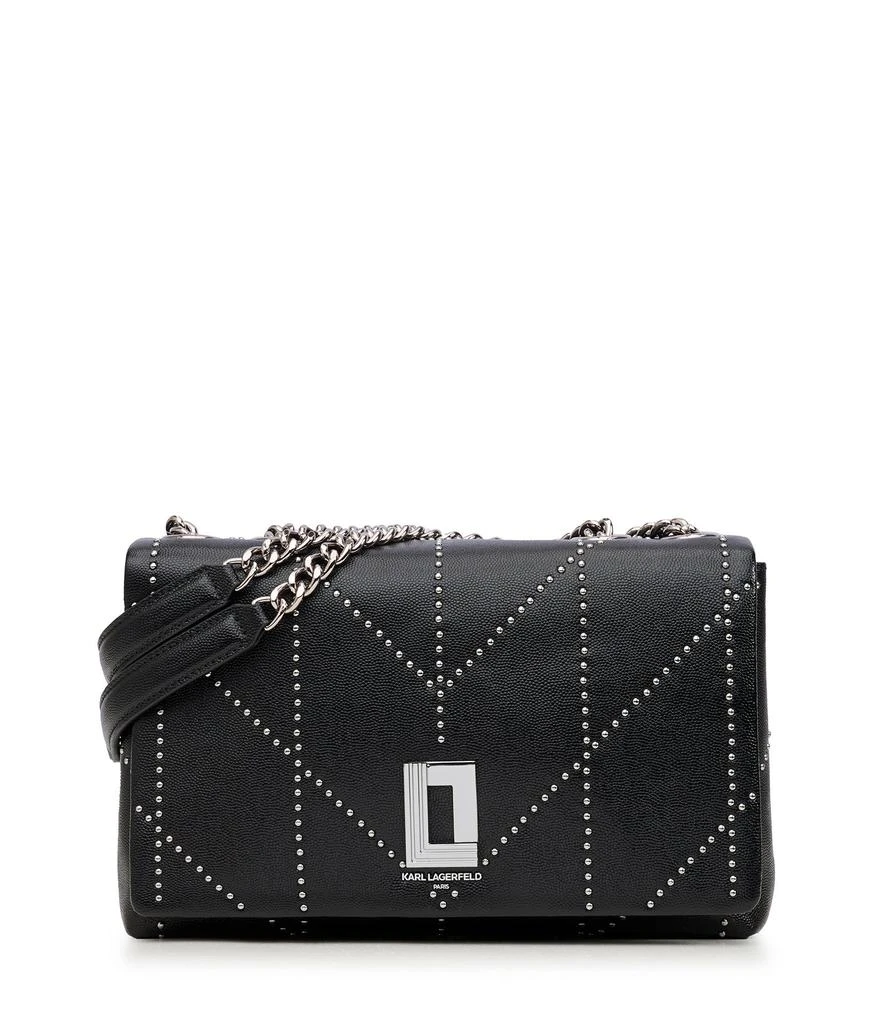 商品Karl Lagerfeld Paris|LAFAYETTE MEDIUM SHOULDER BAG,价格¥1787,第1张图片详细描述