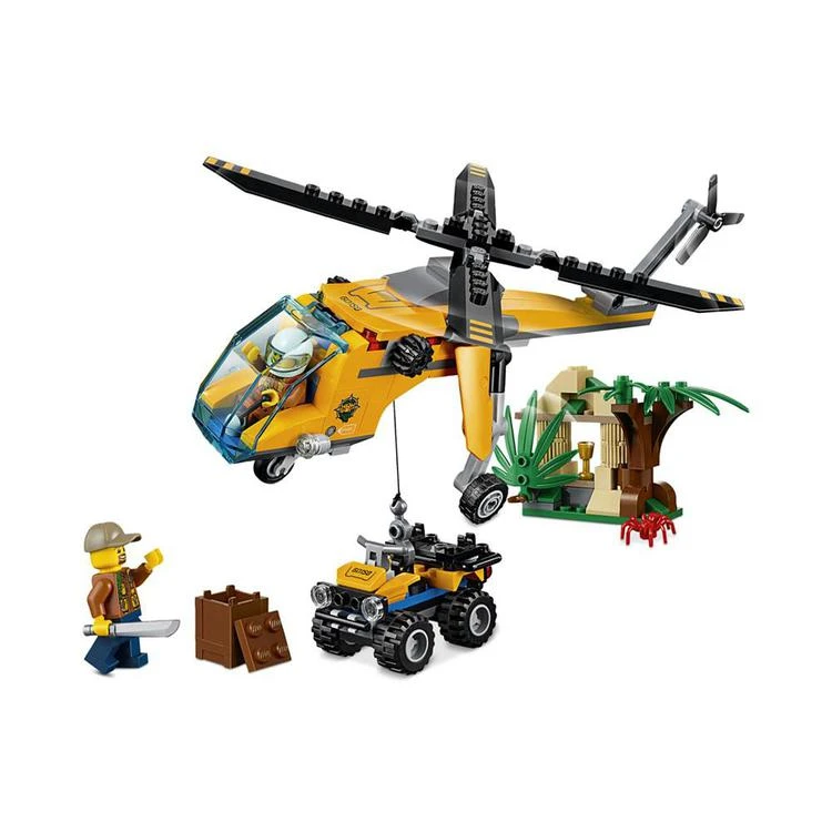 商品LEGO|City 201-Pc. Jungle Cargo Helicopter Set,价格¥149,第4张图片详细描述