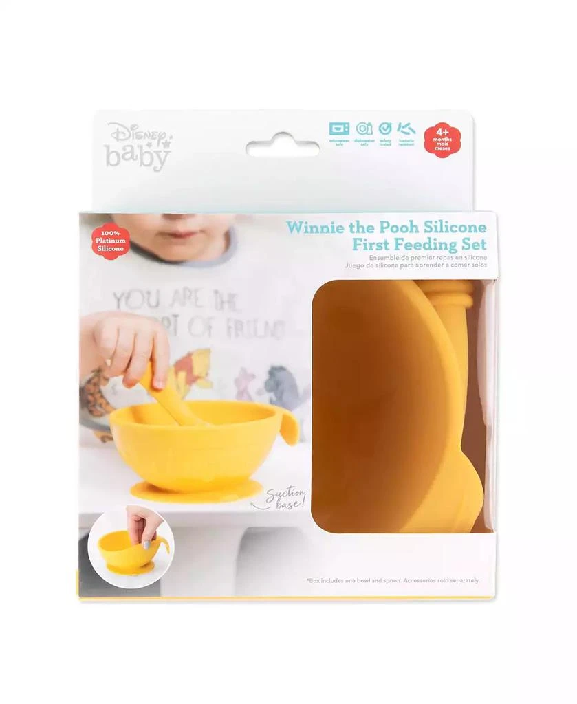 商品Bumkins|Disney Baby Boys and Girls Silicone First Feeding Set with Spoon,价格¥135,第3张图片详细描述