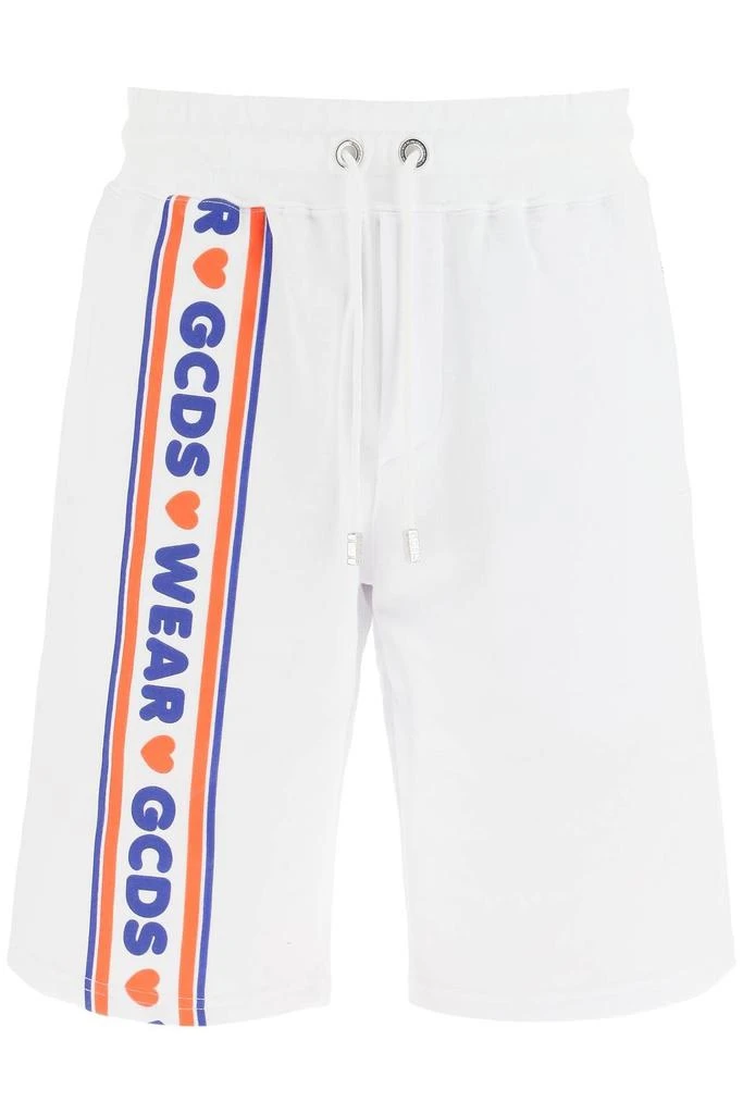商品GCDS|SHORT SWEATPANTS WITH CUTE LOGO TAPE,价格¥1057,第1张图片