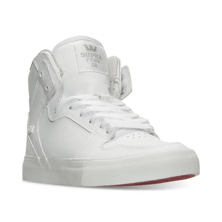 商品Supra|男小童Supra Little Boys' Vaider High Top Casual Sneakers from Finish Line,价格¥193,第2张图片详细描述