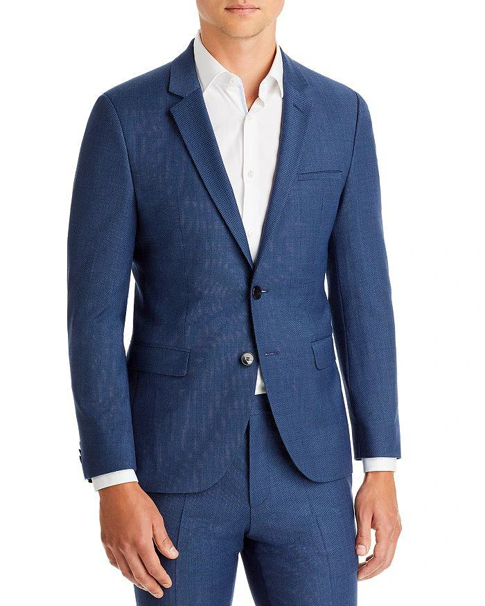 商品Hugo Boss|Arti Extra Slim Fit Blue Birdseye Suit Jacket,价格¥3266,第1张图片详细描述