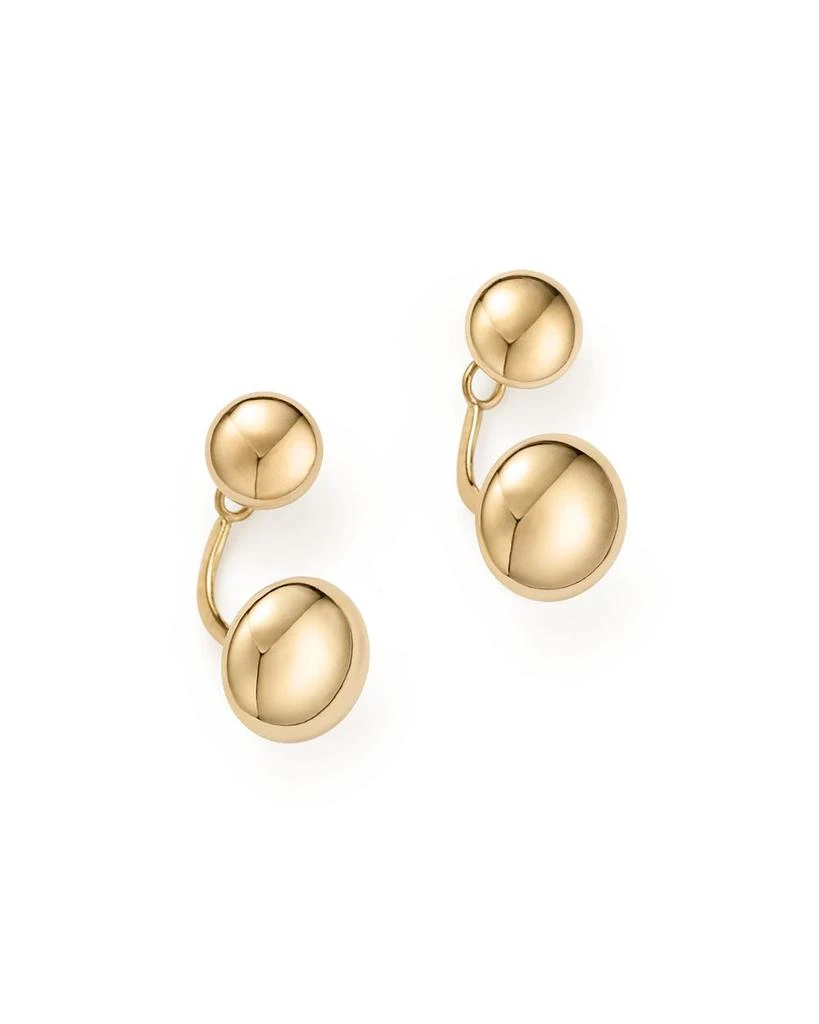 商品Bloomingdale's|14K Yellow Gold Ball Ear Jackets - Exclusive,价格¥6707,第1张图片