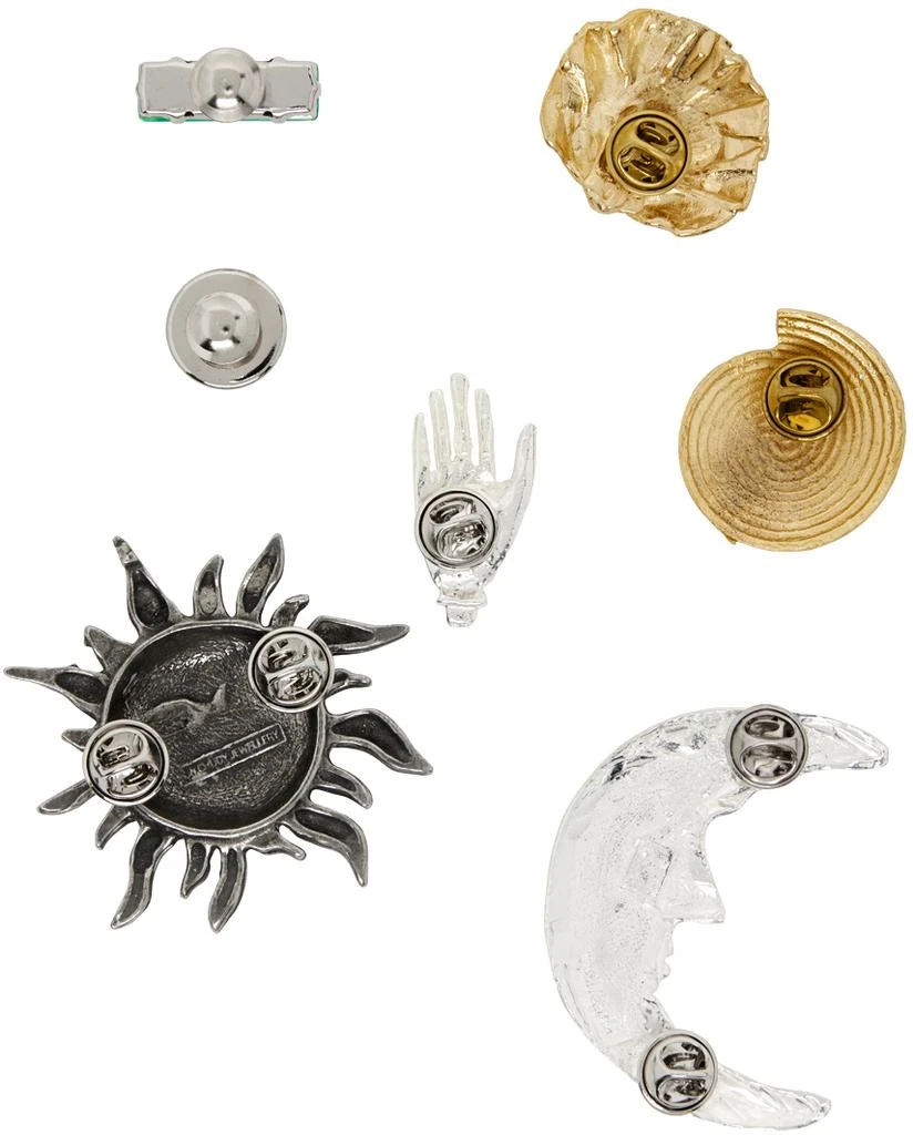 商品Song for the Mute|Silver & Gold Rising Sun Pin Set,价格¥1108,第2张图片详细描述