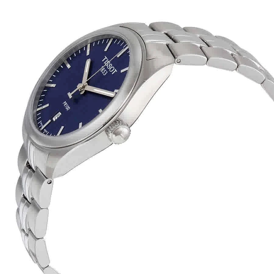 商品Tissot|Tissot PR100 Blue Dial Stainless Steel Mens Watch T1014101104100,价格¥1803,第2张图片详细描述