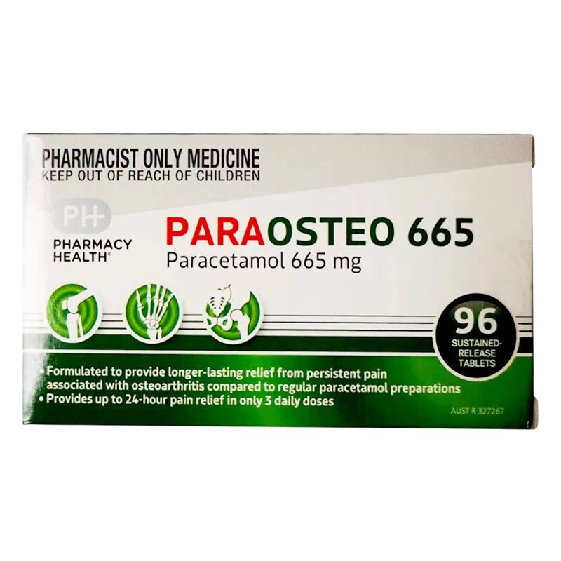 商品&be|Paraosteo对乙酰氨基酚感冒发烧药退烧止痛药扑热息痛解热止疼片96粒,价格¥189,第1张图片