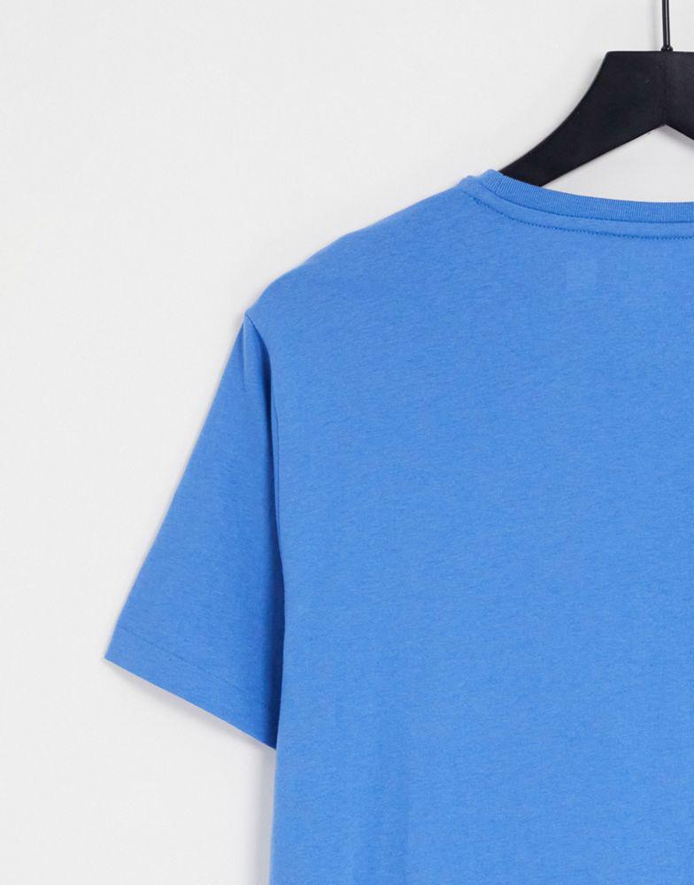 Polo Ralph Lauren icon central logo t-shirt in mid blue商品第4张图片规格展示