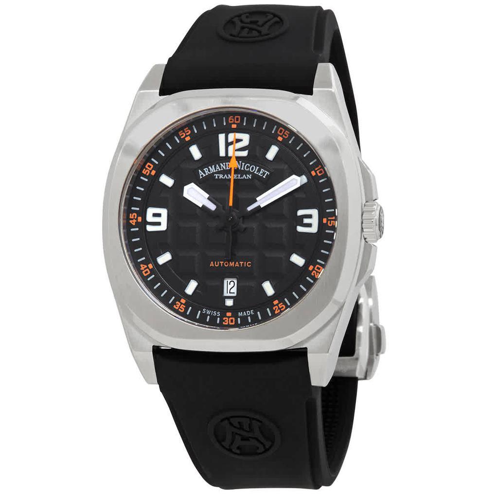 商品Armand Nicolet|Armand Nicolet JH9 Automatic Black Dial Mens Watch A660HAA-NO-GG4710N,价格¥4611,第1张图片