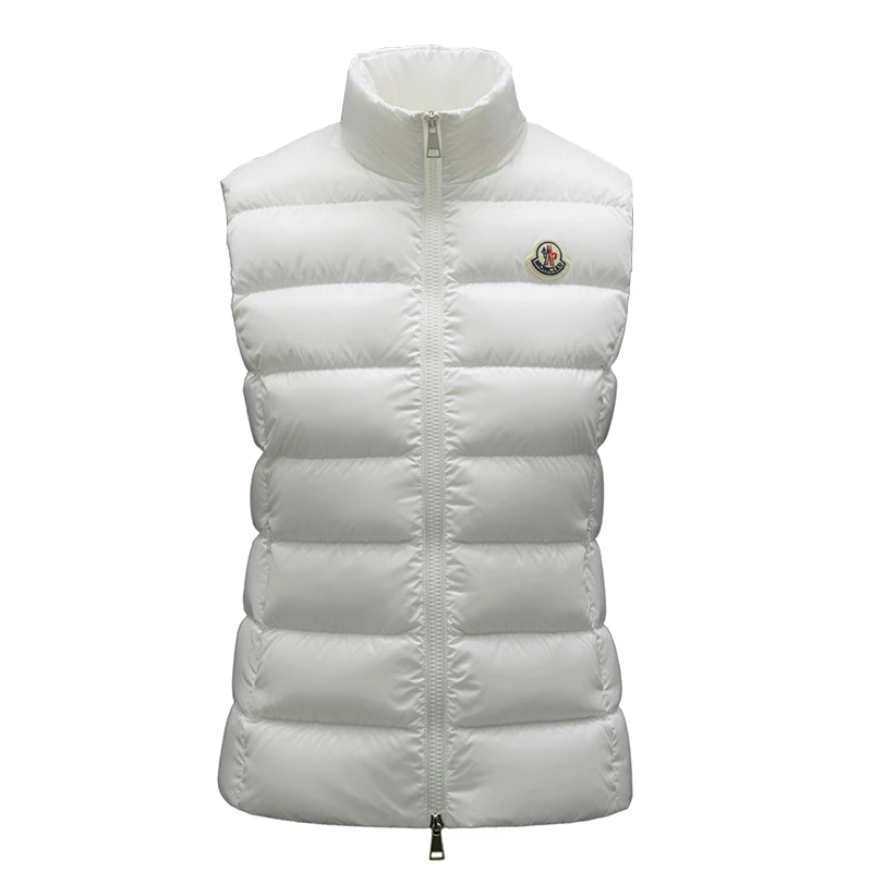 商品Moncler|Moncler/蒙克莱 22年秋冬新款 Ghany系列 白色无袖羽绒服马甲H20931A5250068950032,价格¥5867,第1张图片