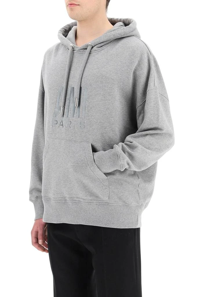 商品AMI|Ami Paris Logo Embroidery Hoodie,价格¥1466,第4张图片详细描述