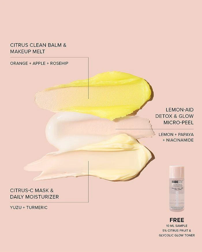 商品NUDESTIX|3-Step Citrus Renew Set for Makeup ($35 value),价格¥222,第2张图片详细描述