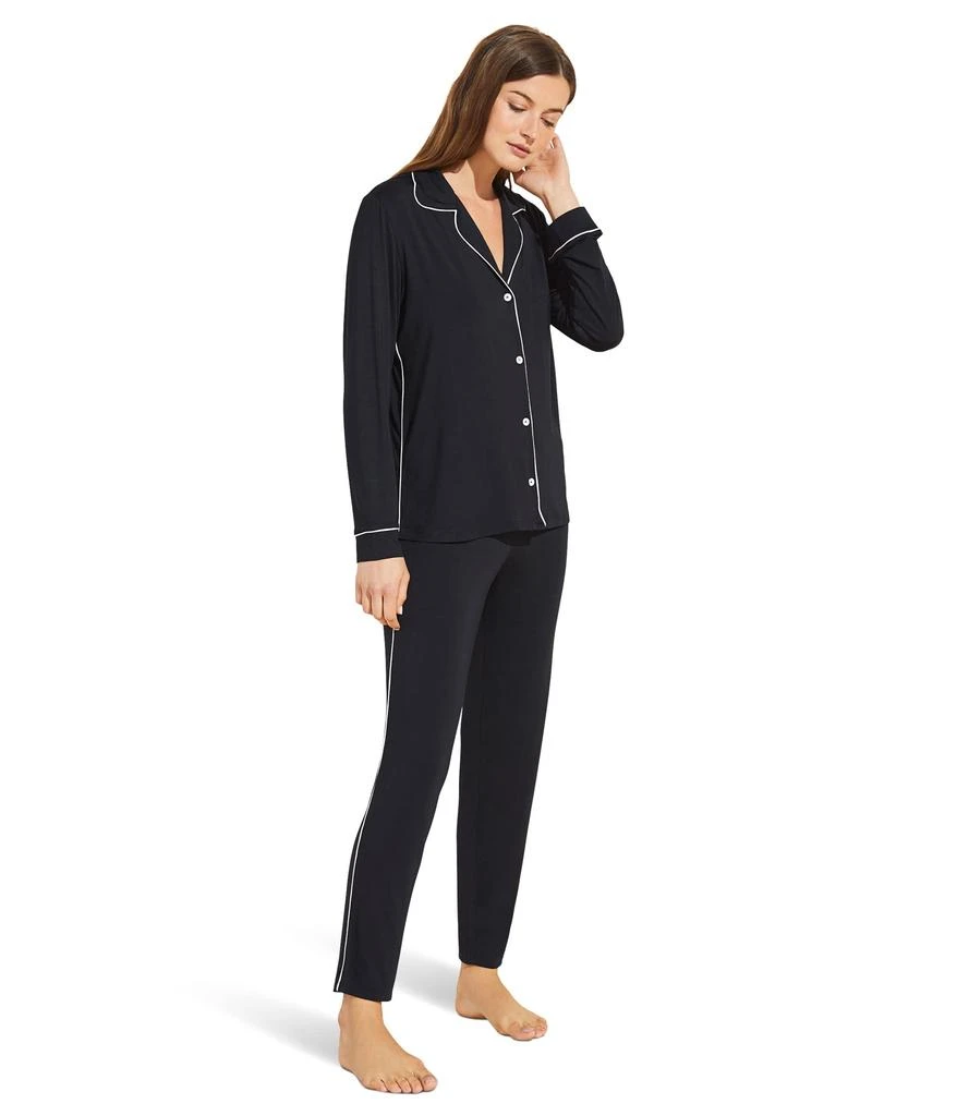 商品Eberjey|Gisele Slim Tuxedo Pajama Set,价格¥963,第1张图片