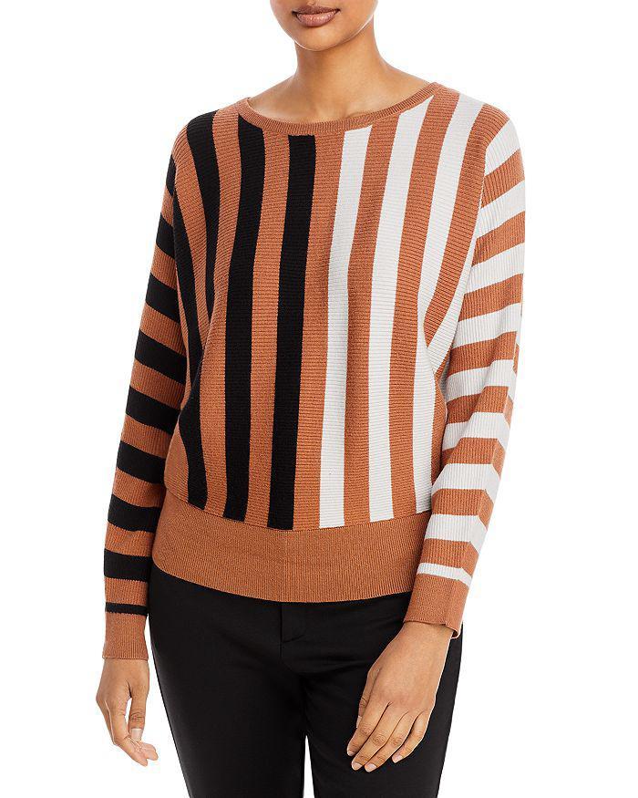 商品Tahari|Colorblock Stripe Dolman Sweater,价格¥506,第3张图片详细描述