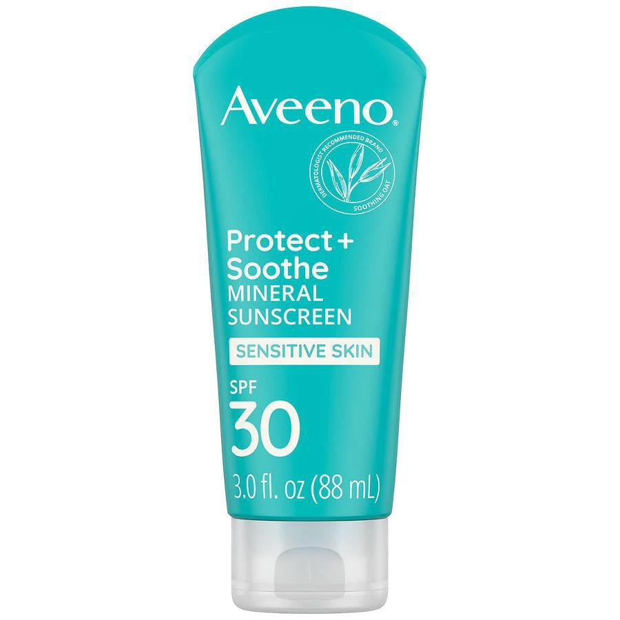 商品Aveeno|Protect + Soothe Mineral Sunscreen Lotion SPF 30,价格¥106,第3张图片详细描述