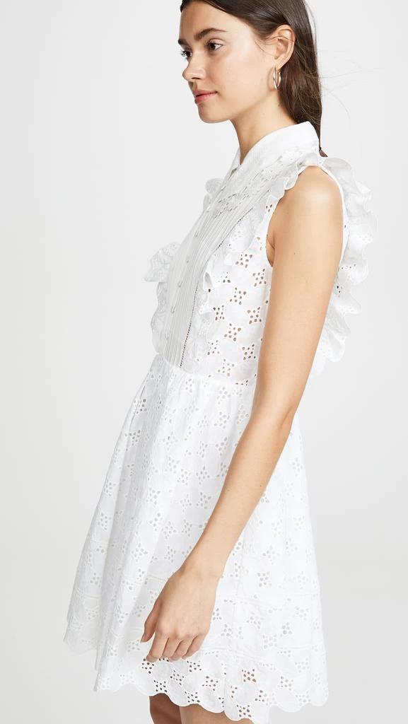 商品Self Portrait|Self Portrait Leaf Broderie Anglaise Mini Dress,价格¥1802,第4张图片详细描述