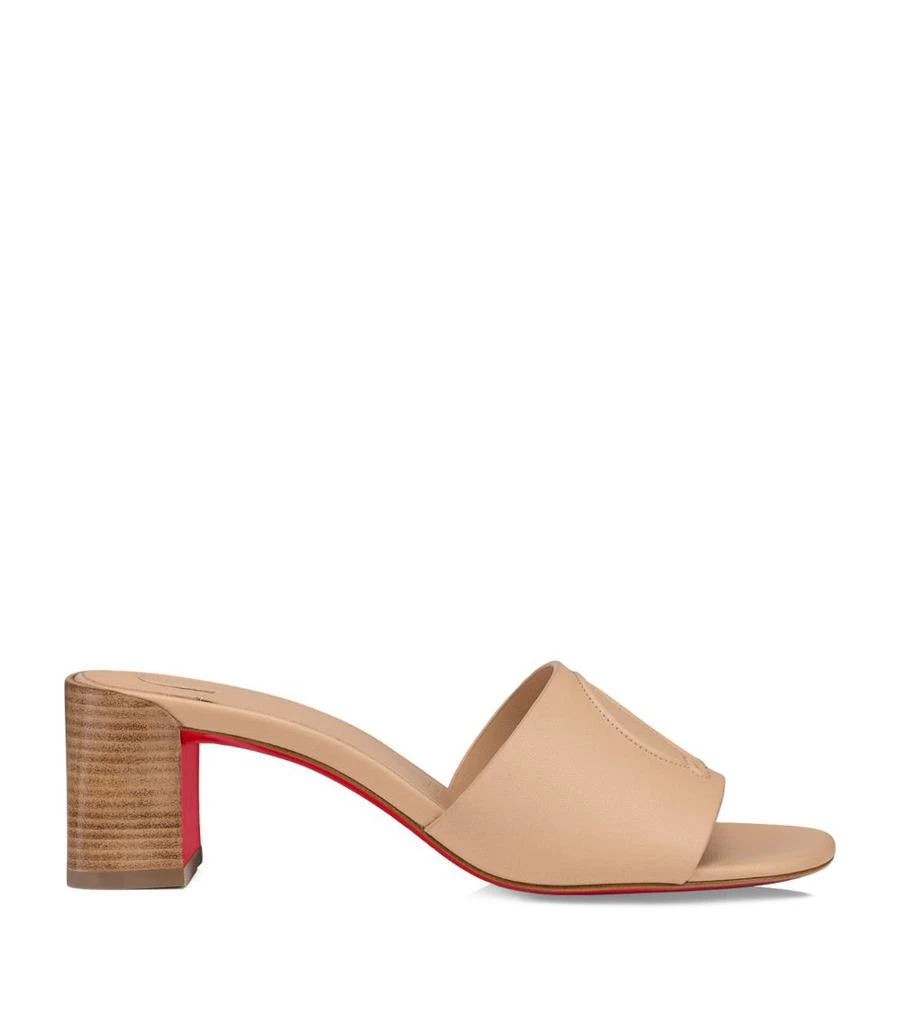 商品Christian Louboutin|CL Leather Mules 55,价格¥6236,第1张图片