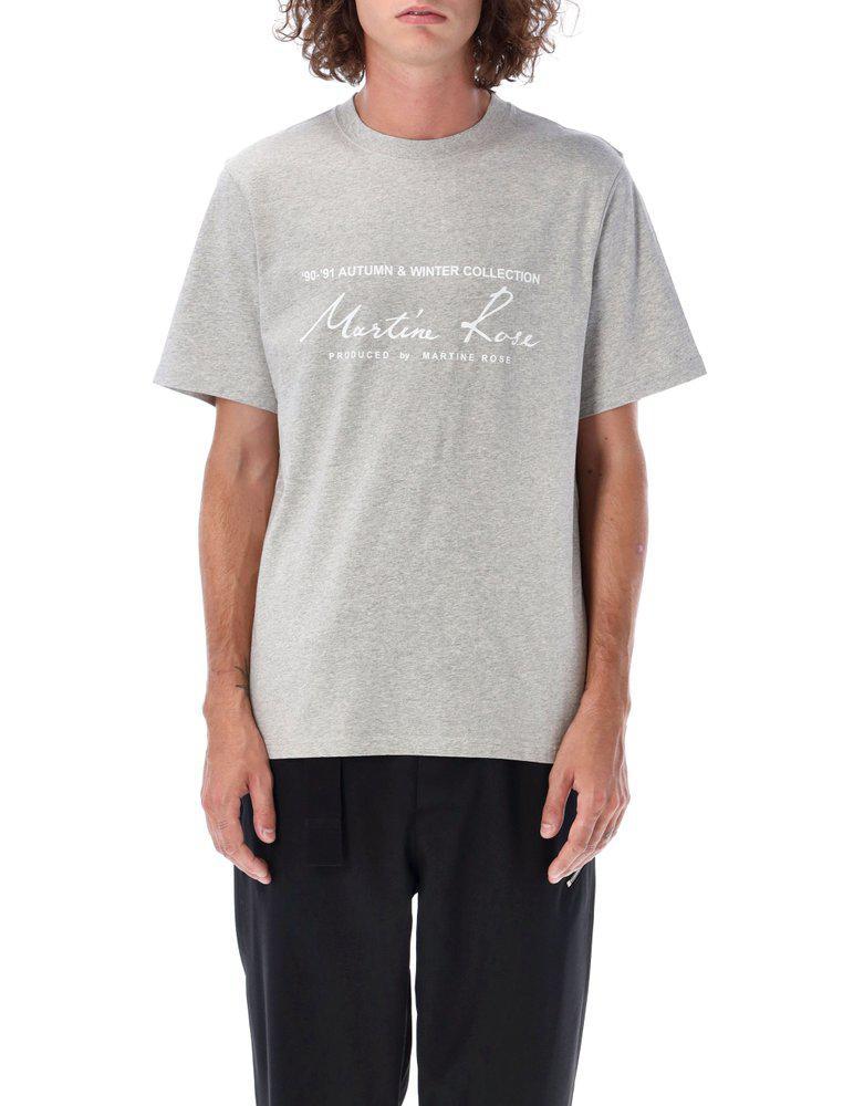 商品Martine Rose|Martine Rose Logo-Printed Crewneck T-Shirt,价格¥479-¥539,第1张图片