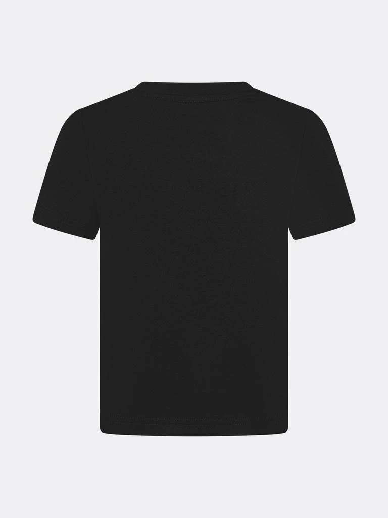 商品Burberry|Burberry Black Boys Cotton Logo Print T-Shirt,价格¥940,第4张图片详细描述