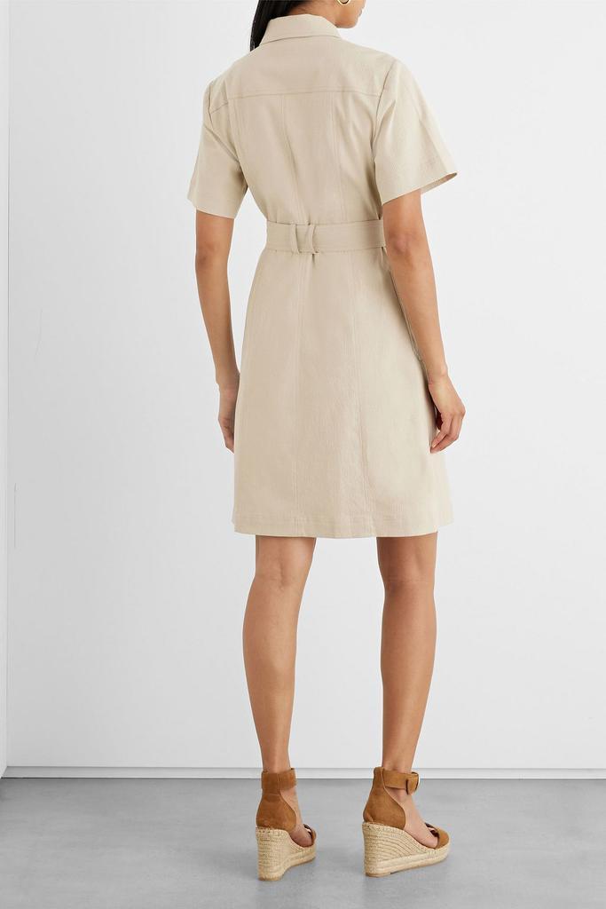 商品IRIS & INK|Clara textured organic cotton-blend shirt dress,价格¥1296,第3张图片详细描述