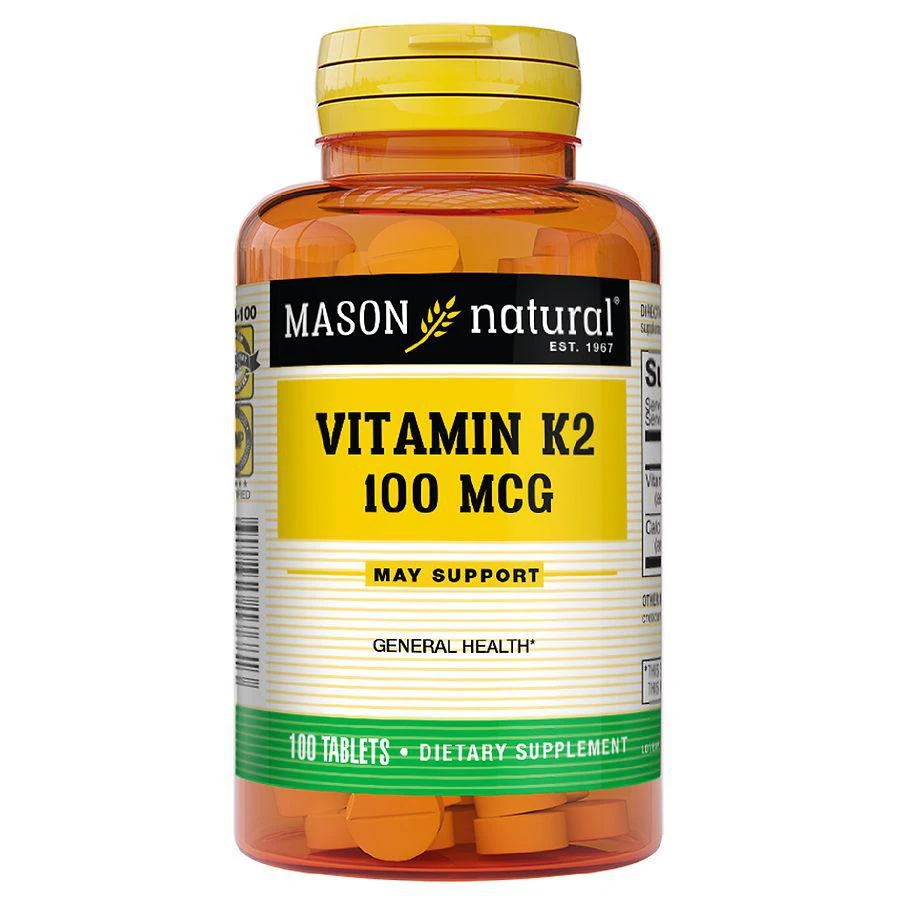 商品Mason Natural|Vitamin K2 Menaquinone,价格¥75,第1张图片