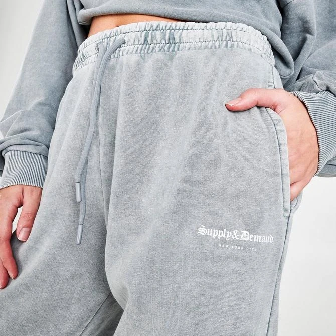 Women's Supply & Demand Washed High-Waisted Jogger Pants 商品