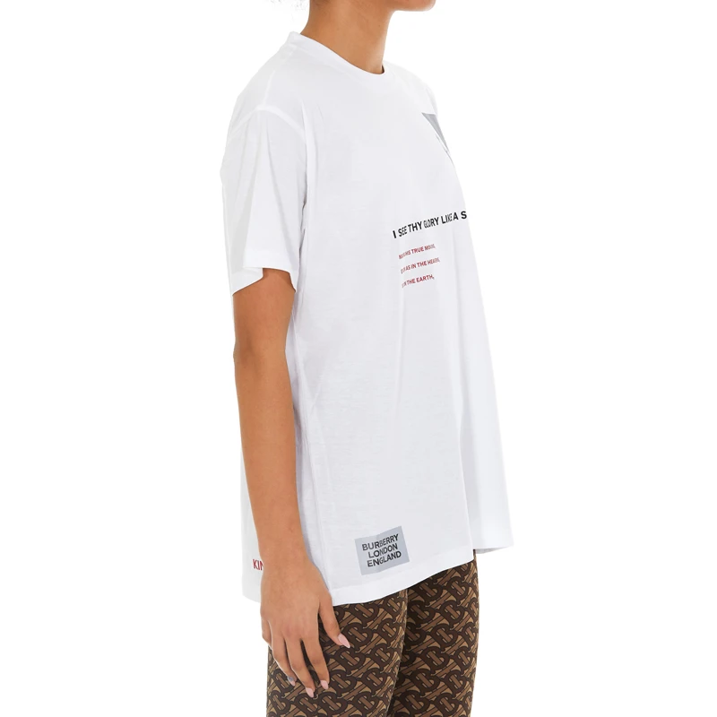 BURBERRY 白色女士T恤 8024656 商品