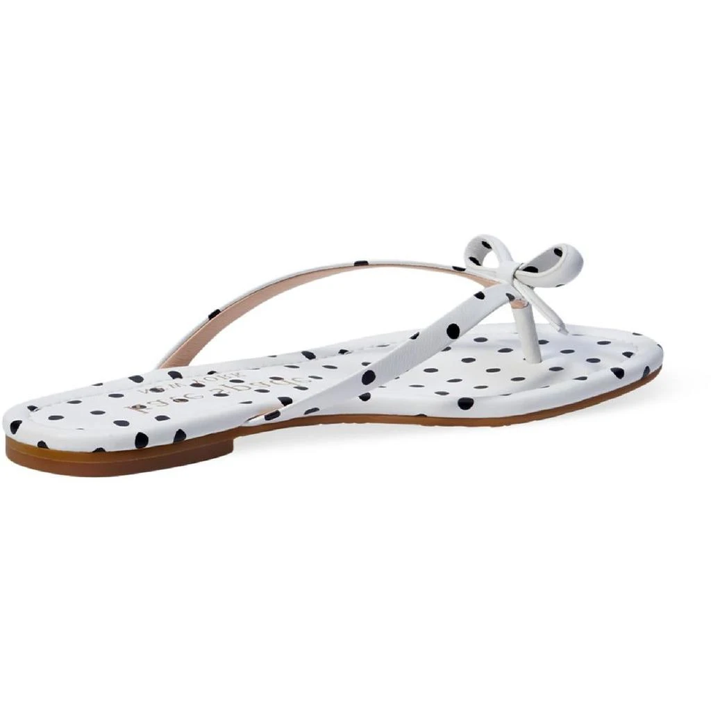 商品Kate Spade|Kate Spade New York Womens Petit Leather Thongs Flat Sandals,价格¥431,第2张图片详细描述