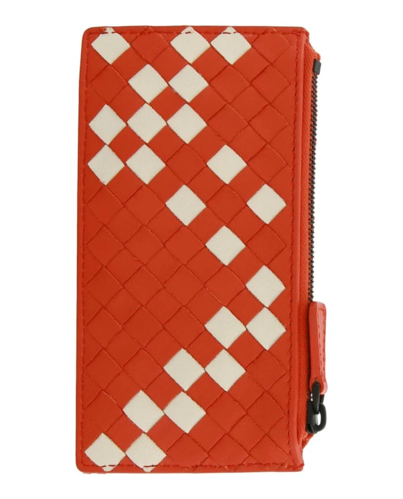商品Bottega Veneta|Interecciato Leather Card Case,价格¥1040,第2张图片详细描述