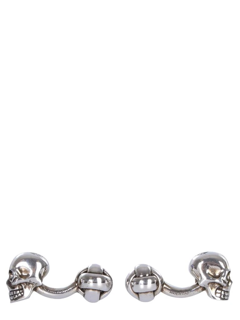 商品Alexander McQueen|twin Skulls Cufflinks,价格¥1314,第2张图片详细描述