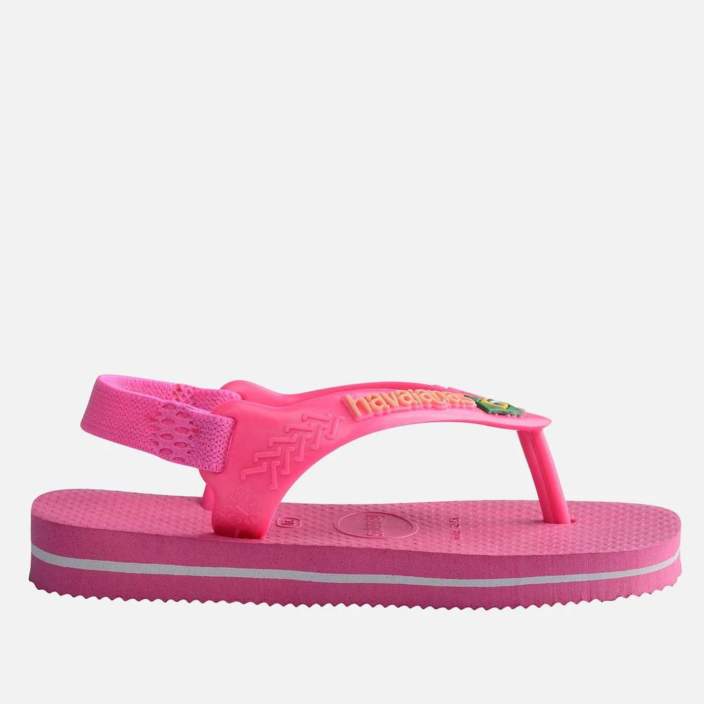 商品Havaianas|HAVAIANAS TODDLERS' BRASIL LOGO II FLIP FLOPS - PINK FLUX,价格¥107,第1张图片